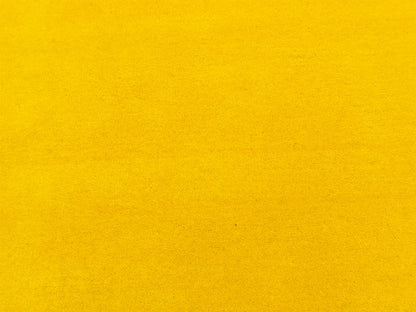 Solid Golden Yellow Hand Tufted Wool Rug | Modern Minimalist Yellow Area Rug
