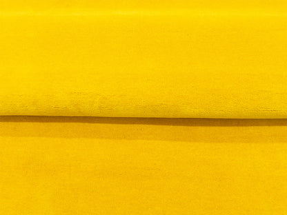 Solid Golden Yellow Hand Tufted Wool Rug | Modern Minimalist Yellow Area Rug