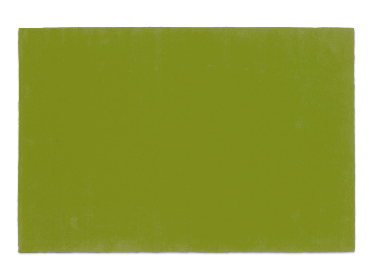 Solid Olive Green Wool Rug | Hand Tufted Modern Green Area Rug