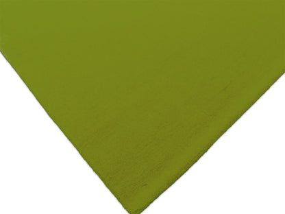 Solid Olive Green Wool Rug | Hand Tufted Modern Green Area Rug
