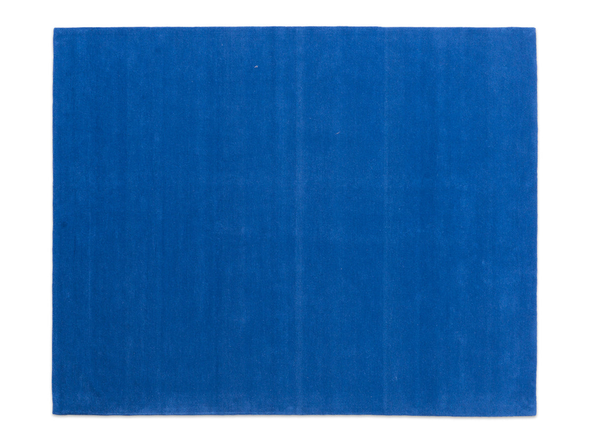 Solid Royal Blue Wool Rug | Hand-Tufted Modern Blue Area Rug