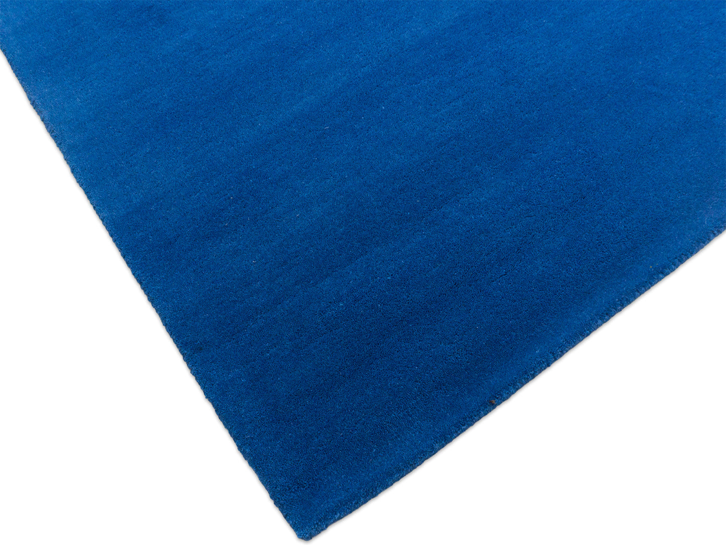 Solid Royal Blue Wool Rug | Hand-Tufted Modern Blue Area Rug