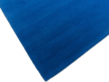 Solid Royal Blue Wool Rug | Hand-Tufted Modern Blue Area Rug