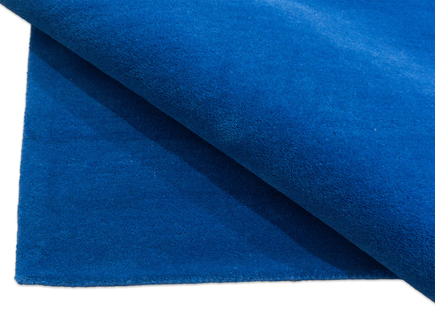 Solid Royal Blue Wool Rug | Hand-Tufted Modern Blue Area Rug