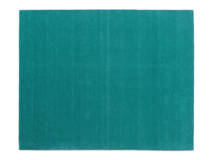 Solid Teal Blue Wool Rug | Hand-Tufted Modern Blue-Green Area Rug