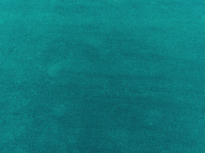 Solid Teal Blue Wool Rug | Hand-Tufted Modern Blue-Green Area Rug