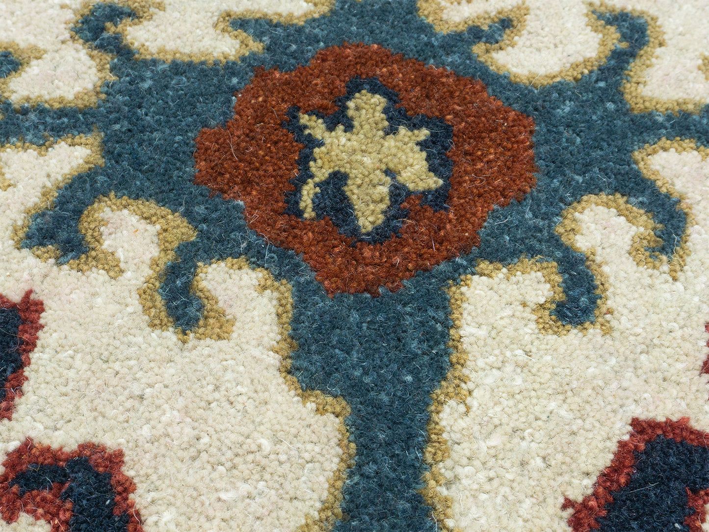 Handmade Traditional Rug | Oriental Design in Blue & Red 8x10