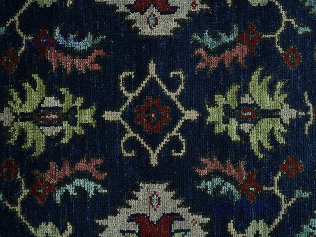 Hand-Knotted Traditional Rug | Oriental Design in Blue