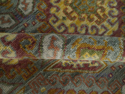 Hand-Knotted Traditional Rug | Oriental Design in Gold