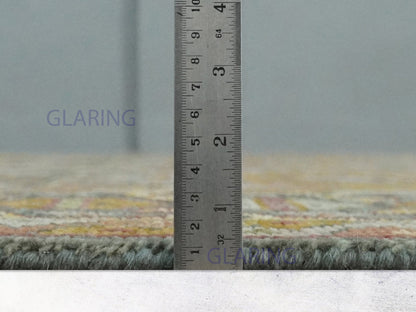 Hand-Knotted Traditional Rug | Oriental Design in Gold