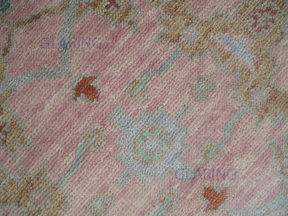Hand-Knotted Traditional Rug | Oriental Design in Pink