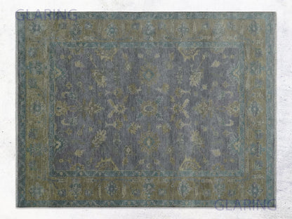 Hand-Knotted Traditional Rug | Oriental Design in Purple