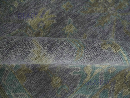 Hand-Knotted Traditional Rug | Oriental Design in Purple