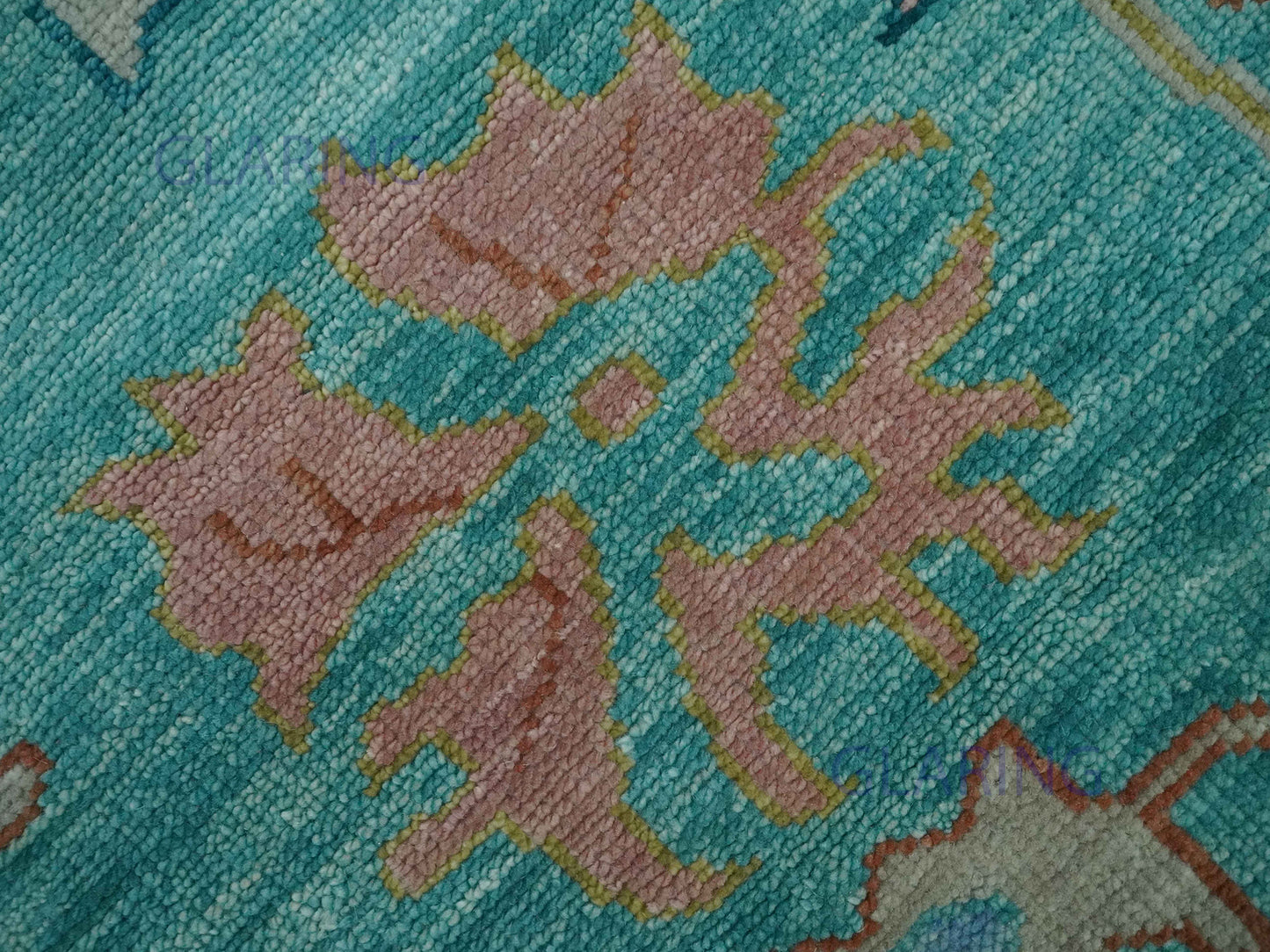 Hand-Knotted Traditional Rug | Floral Design in Blue