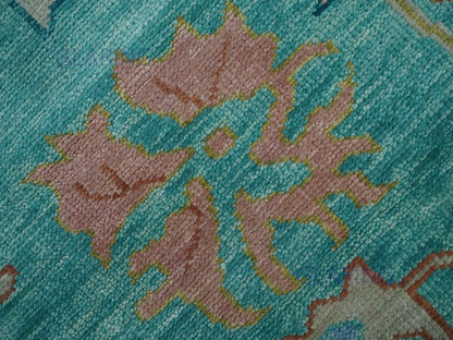 Hand-Knotted Traditional Rug | Floral Design in Blue