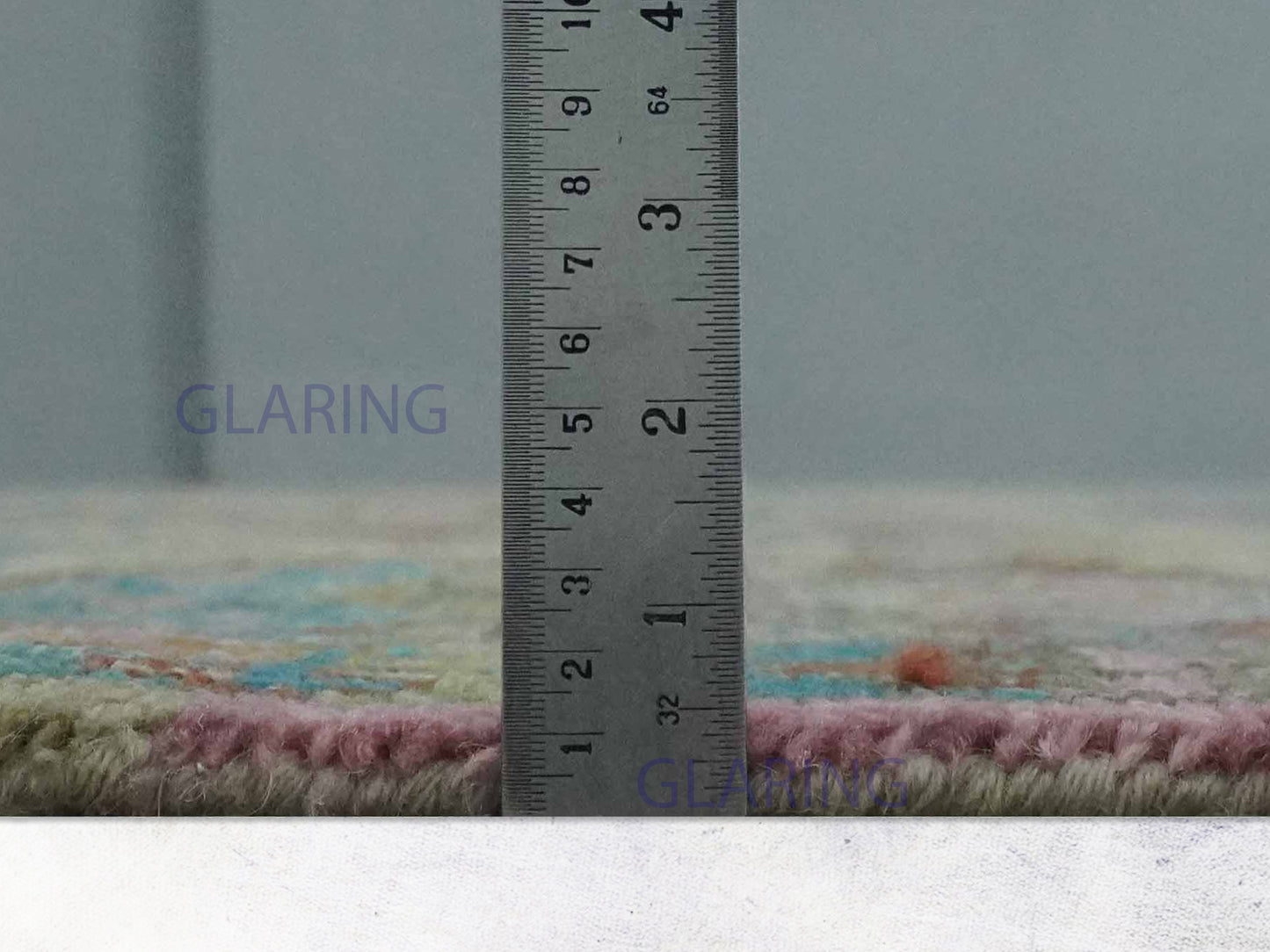 Hand-Knotted Traditional Rug | Floral Design in Olive & Gold