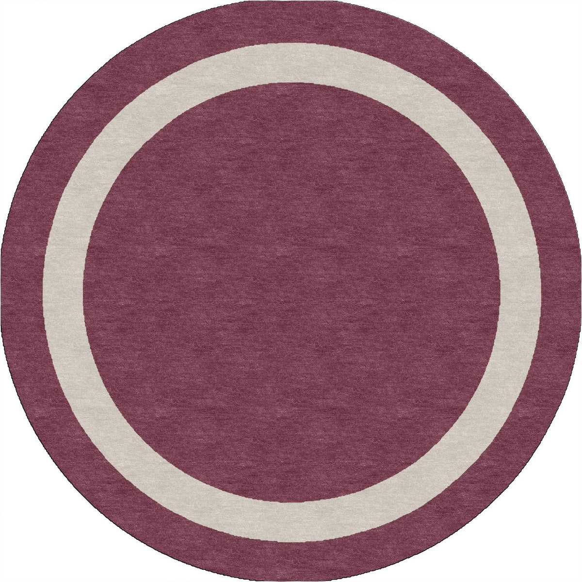 Handmade Hand-Tufted Modern Rug | Double Border Rug in Purple