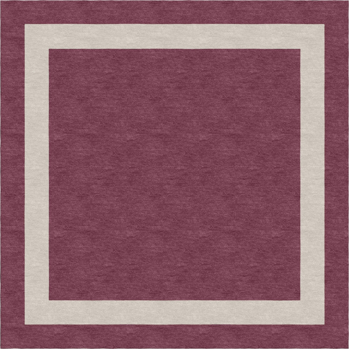 Handmade Hand-Tufted Modern Rug | Double Border Rug in Purple