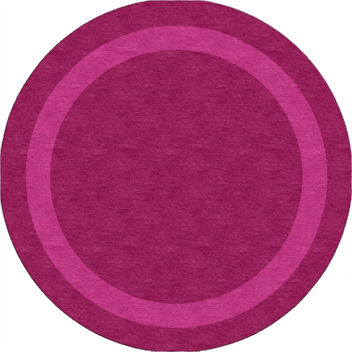Handmade Hand-Tufted Modern Rug | Double Border Rug in Pink