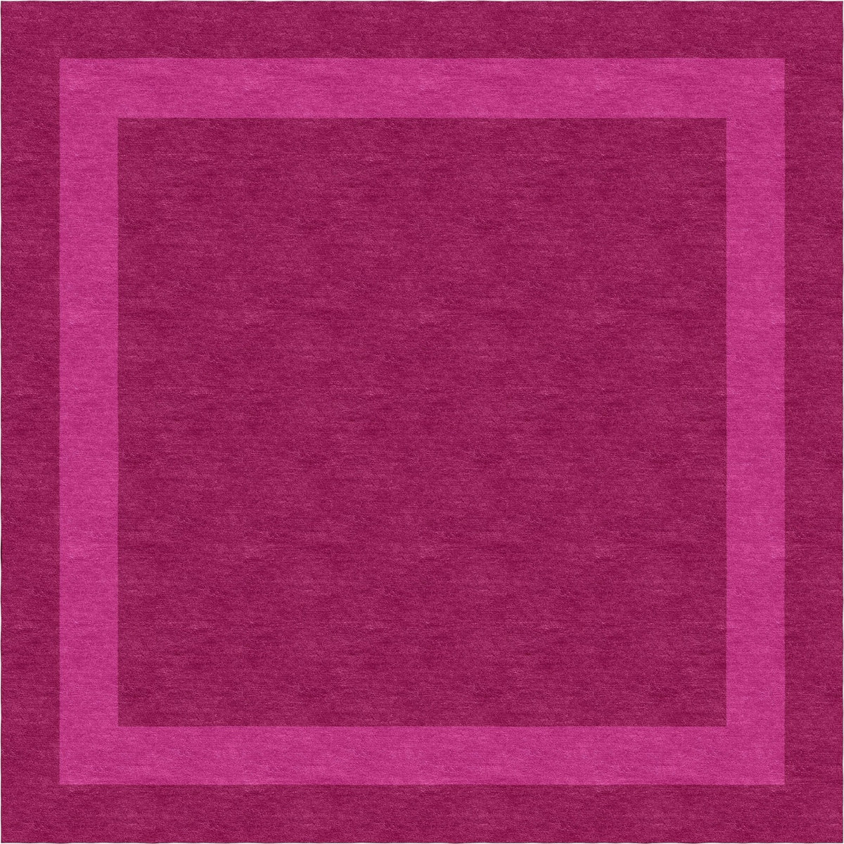 Handmade Hand-Tufted Modern Rug | Double Border Rug in Pink