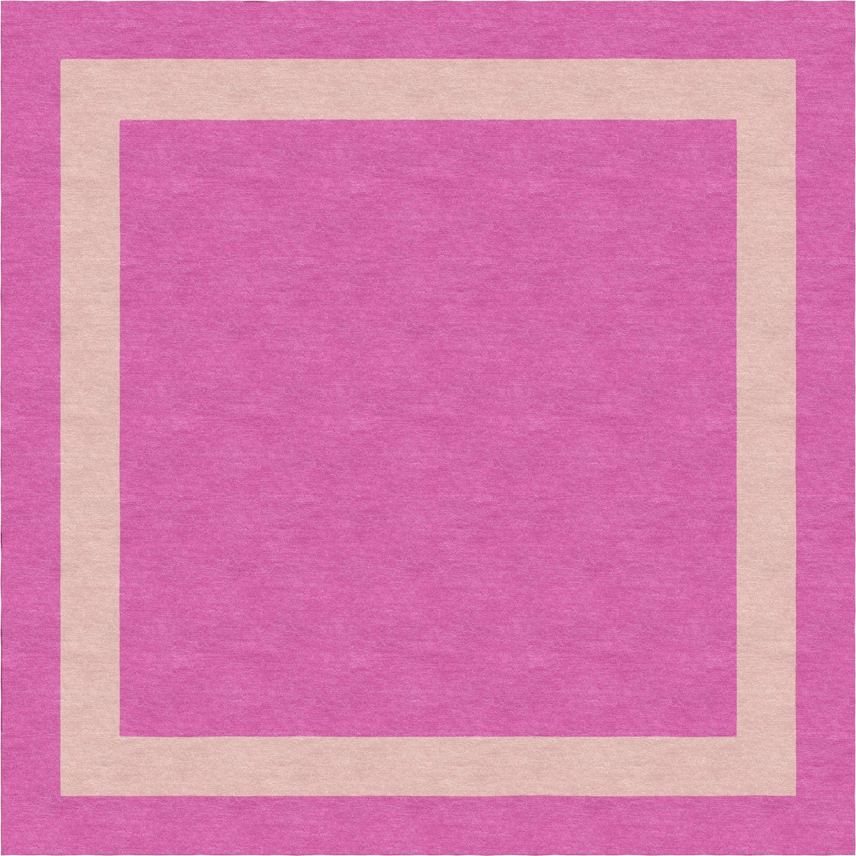 Handmade Hand-Tufted Modern Rug | Double Border Rug in Pink