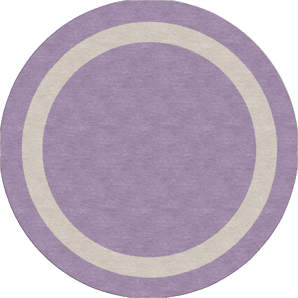 Handmade Hand-Tufted Modern Rug | Double Border Rug in Purple