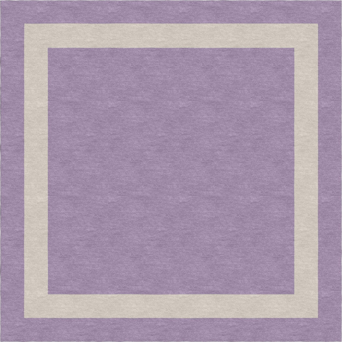 Handmade Hand-Tufted Modern Rug | Double Border Rug in Purple
