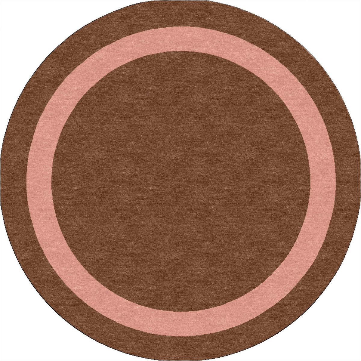Handmade Hand-Tufted Modern Rug | Double Border Rug in Pink