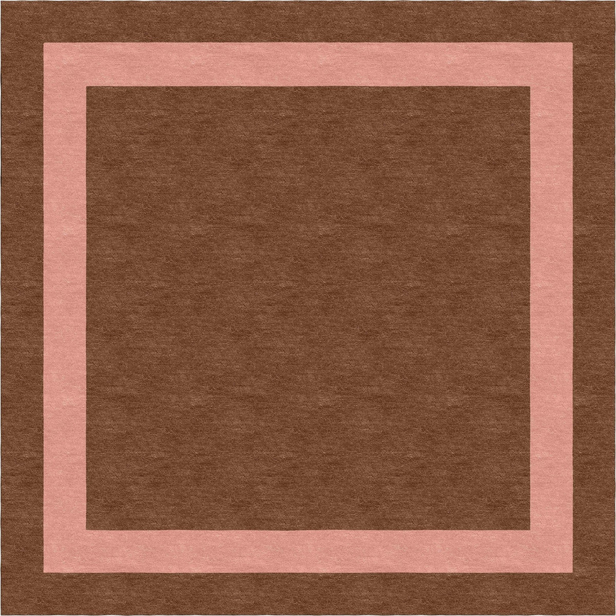 Handmade Hand-Tufted Modern Rug | Double Border Rug in Pink