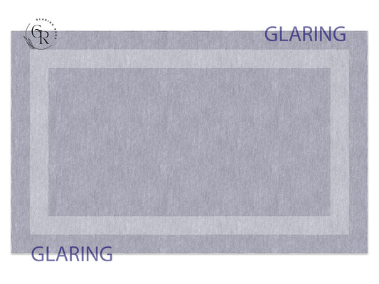 Handmade Hand-Tufted Modern Rug | Double Border Rug in Gray