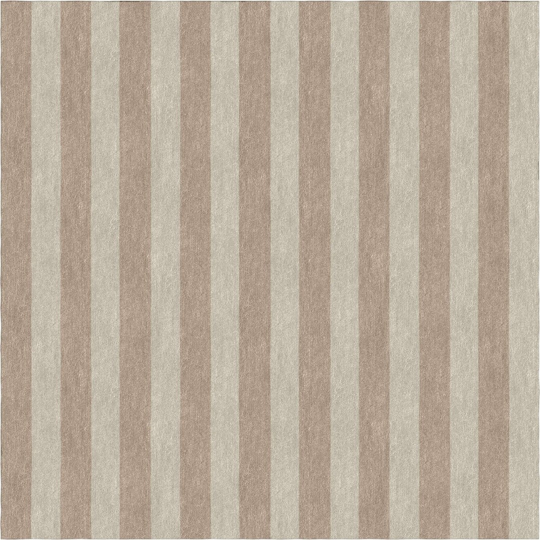 Handmade Hand-Tufted Modern Rug | Vertical Stripes Rug in Ivory