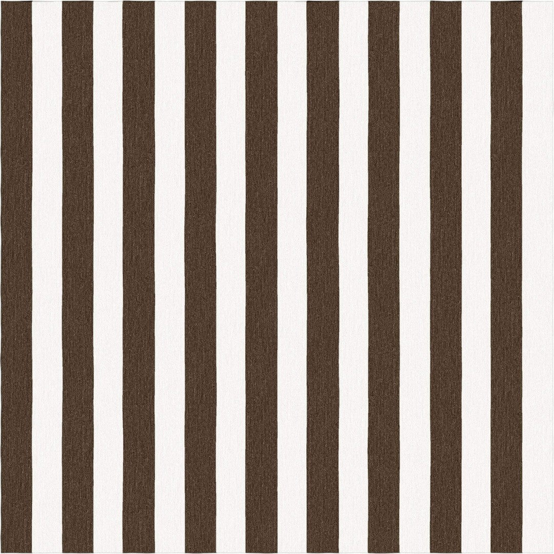 Handmade Hand-Tufted Modern Rug | Vertical Stripes Rug in Brown