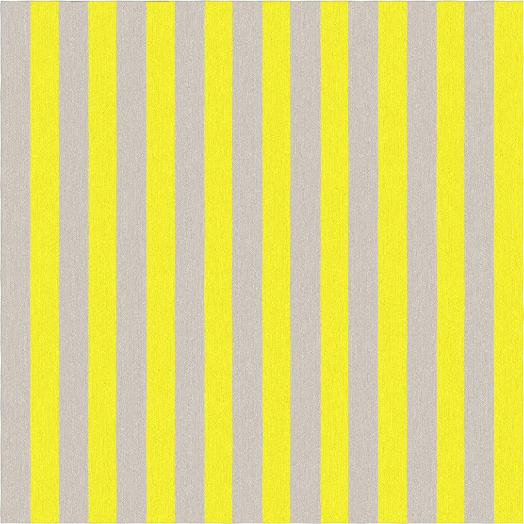 Handmade Hand-Tufted Modern Rug | Vertical Stripes Rug in Yellow