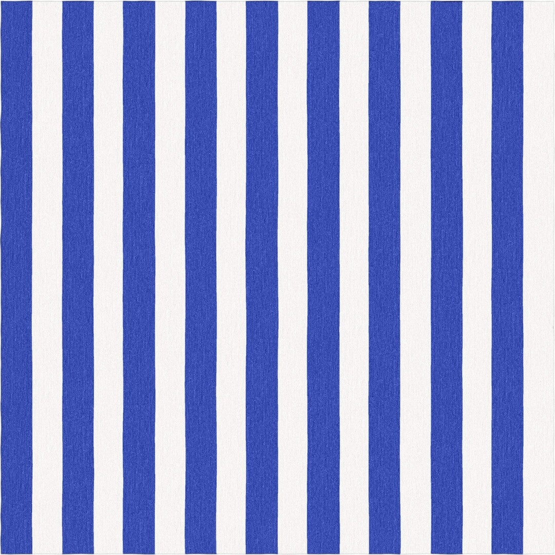 Handmade Hand-Tufted Modern Rug | Vertical Stripes Rug in Blue