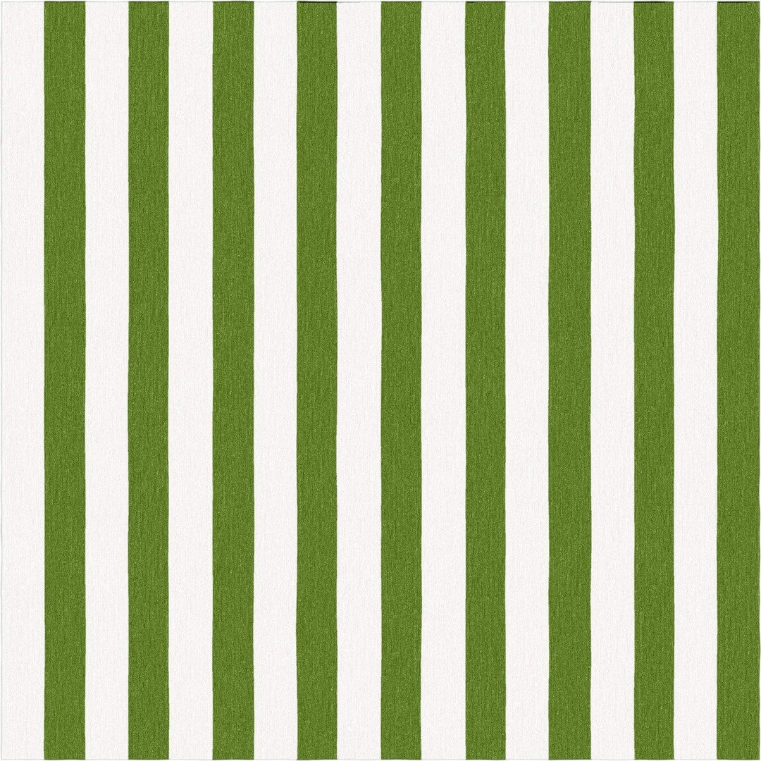 Handmade Hand-Tufted Modern Rug | Vertical Stripes Rug in Green