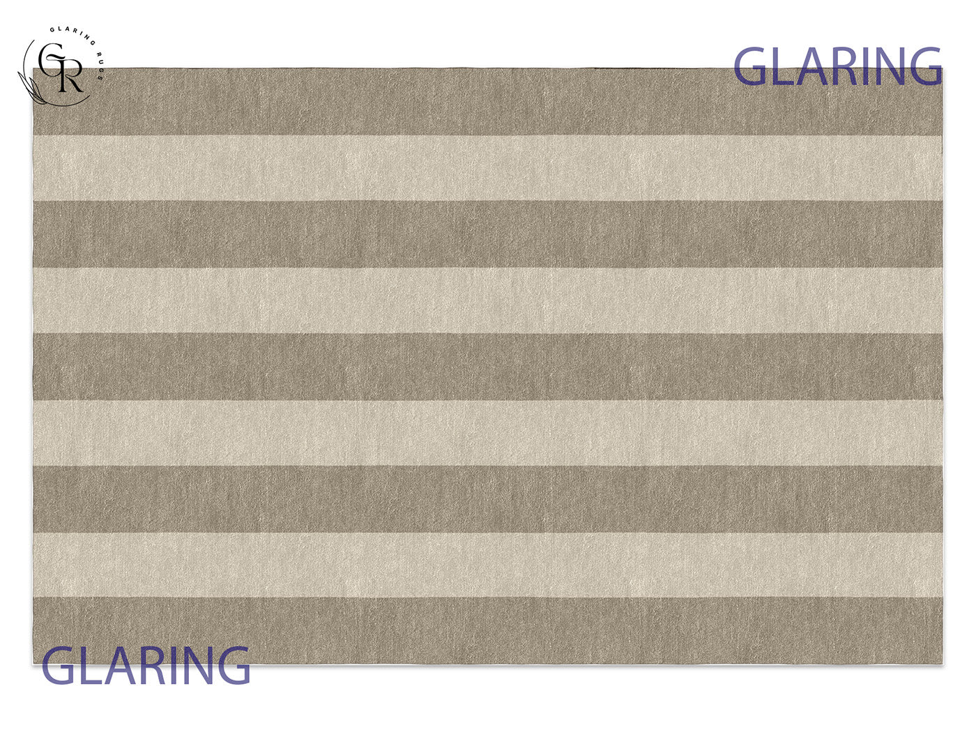 Handmade Hand-Tufted Modern Rug | Vertical Stripes Rug in Gray