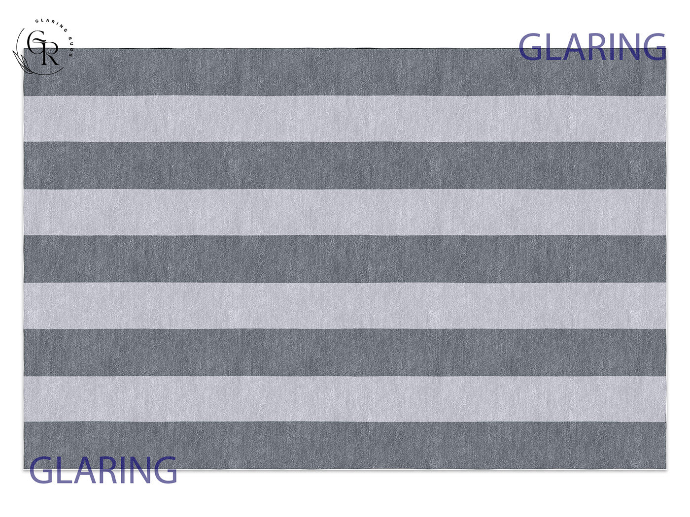 Handmade Hand-Tufted Modern Rug | Vertical Stripes Rug in Gray