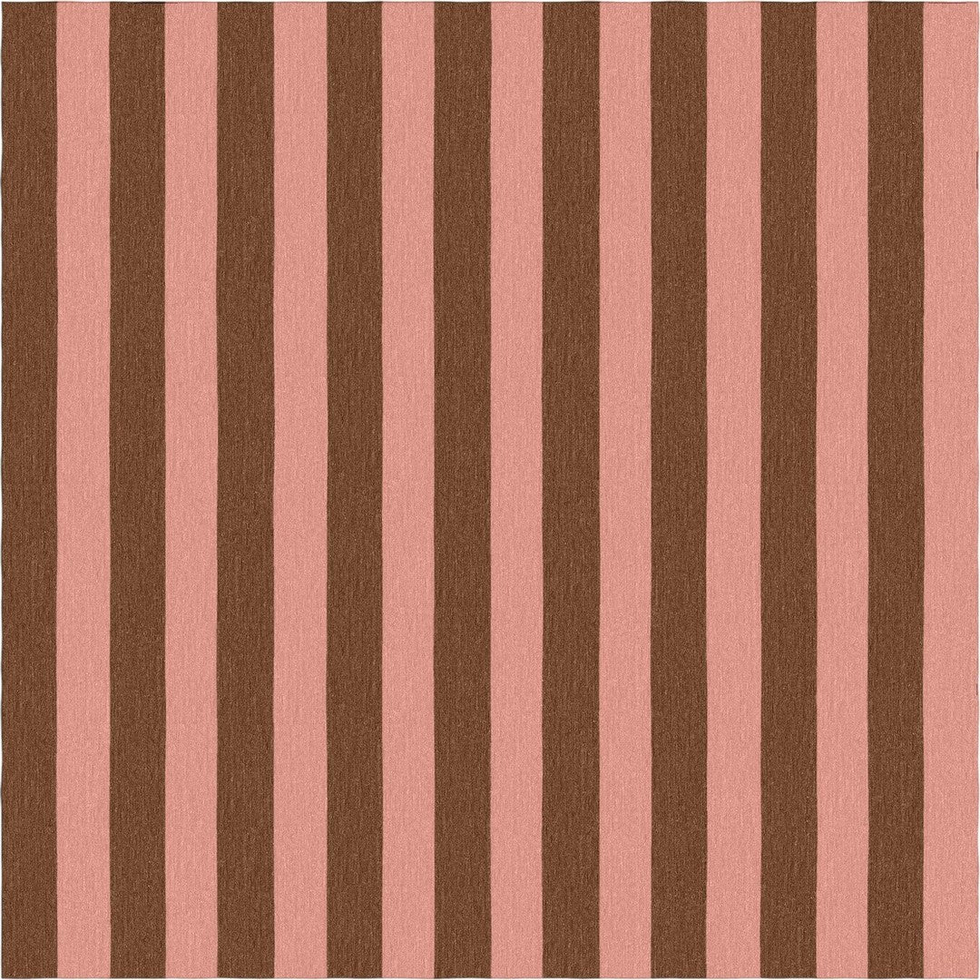 Handmade Hand-Tufted Modern Rug | Vertical Stripes Rug in Pink