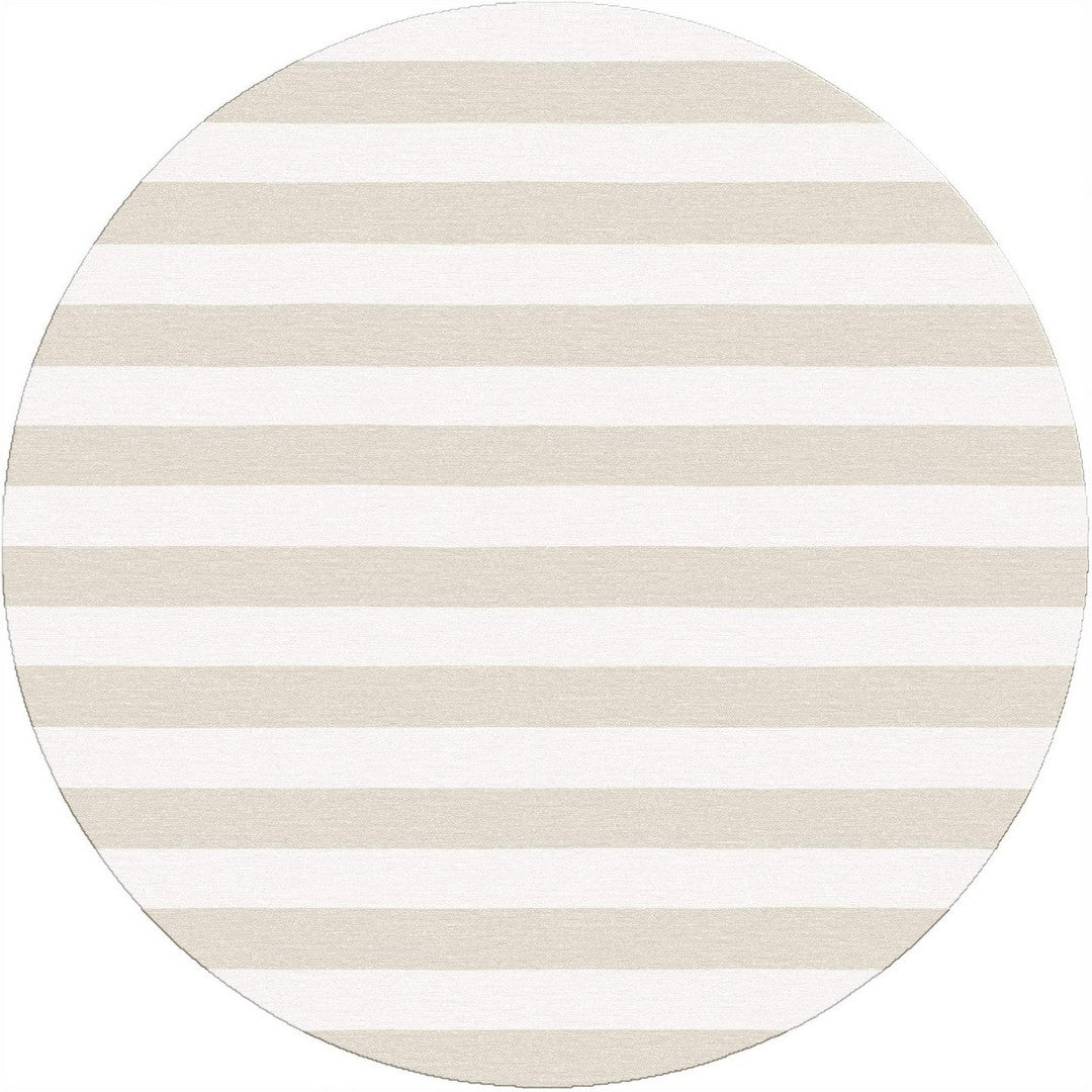Handmade Hand-Tufted Modern Rug | Horizontal Stripes Rug in Gray