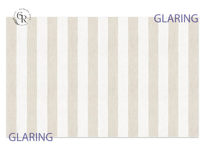 Handmade Hand-Tufted Modern Rug | Horizontal Stripes Rug in Gray