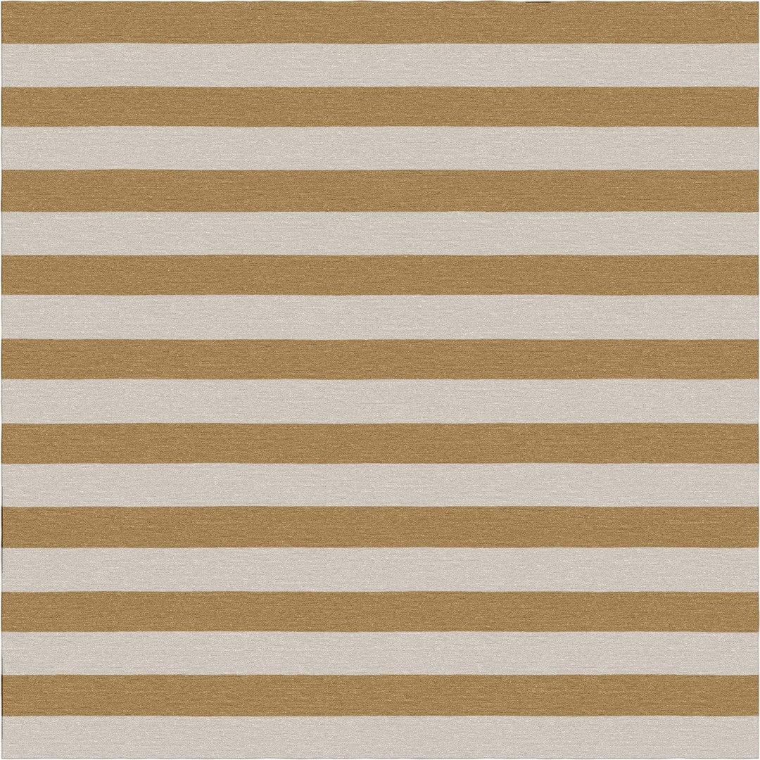 Handmade Hand-Tufted Modern Rug | Horizontal Stripes Rug in Ivory