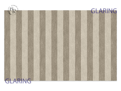 Handmade Hand-Tufted Modern Rug | Horizontal Stripes Rug in Gray