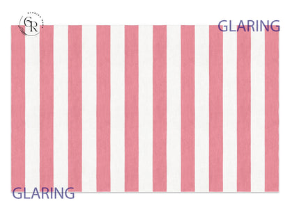 Handmade Hand-Tufted Modern Rug | Horizontal Stripes Rug in Pink