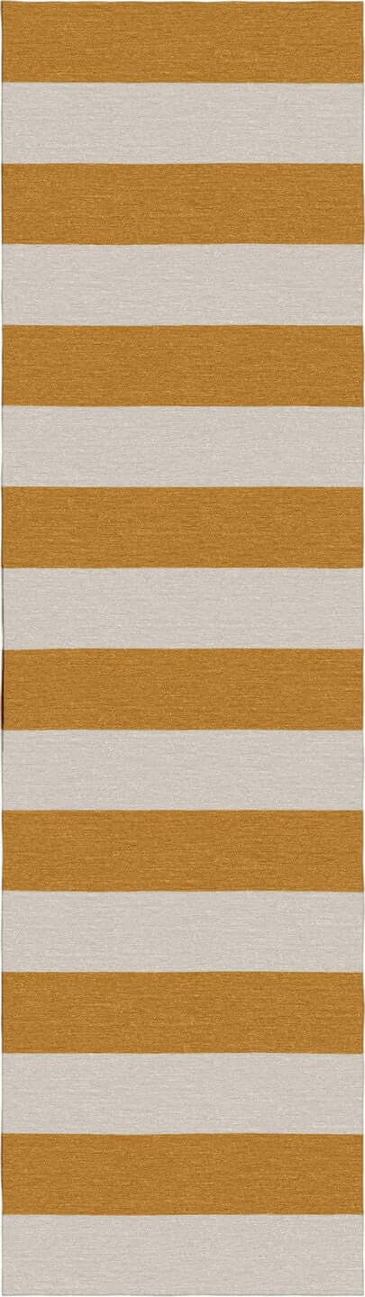 Handmade Hand-Tufted Modern Rug | Horizontal Stripes Rug in Ivory