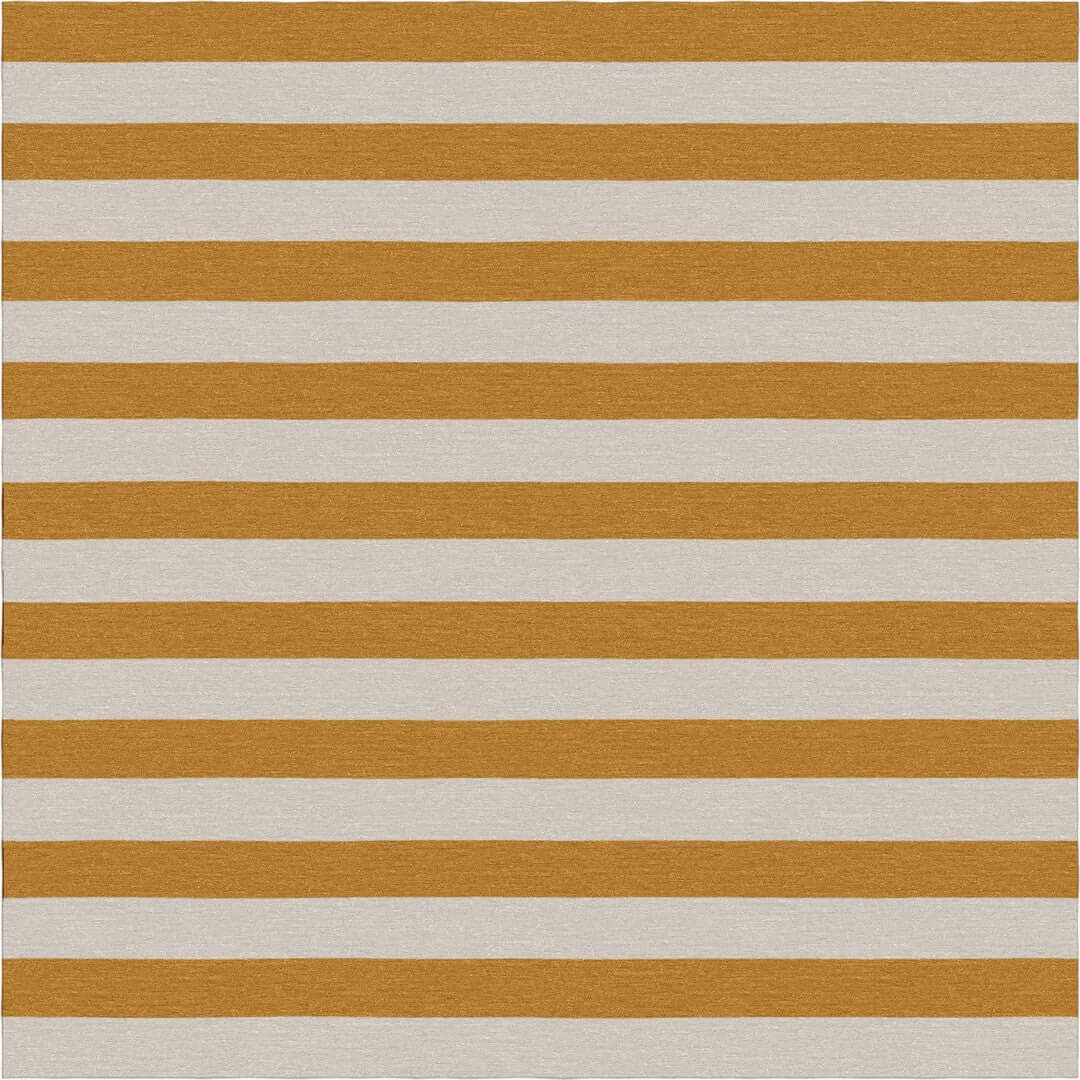 Handmade Hand-Tufted Modern Rug | Horizontal Stripes Rug in Ivory
