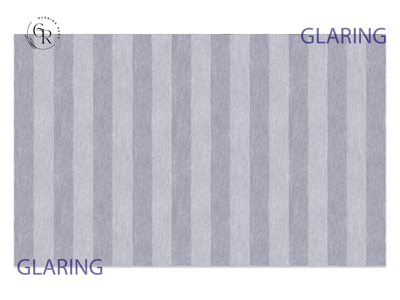 Handmade Hand-Tufted Modern Rug | Horizontal Stripes Rug in Gray