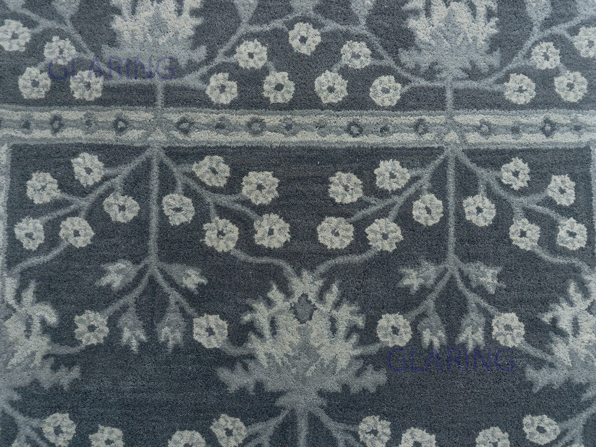 Meryl Wool Rug Handmade Floral Traditional Area Rug