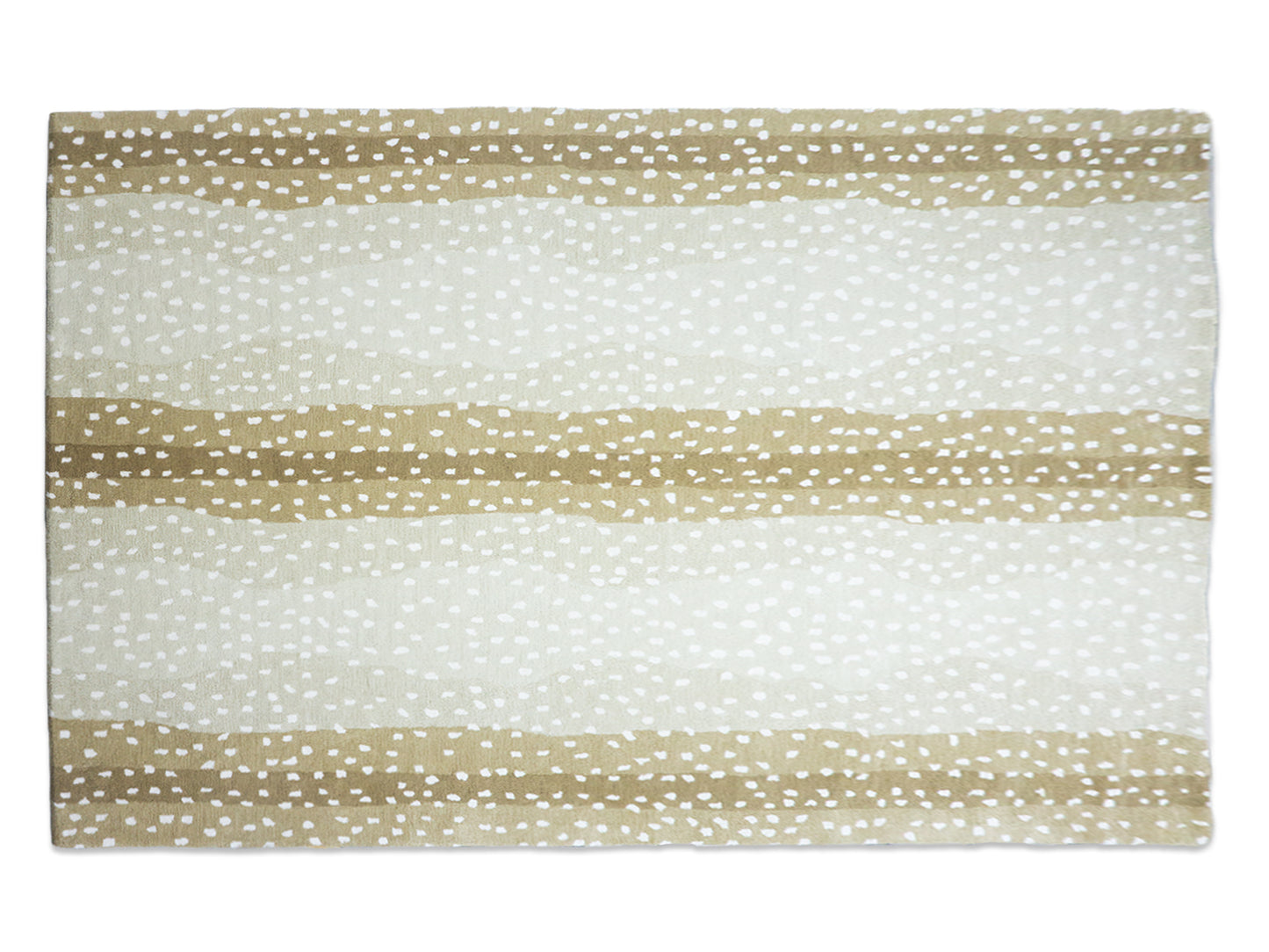 Handmade Modern Rug | Animal Print Design in Beige