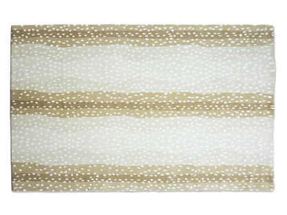 Handmade Modern Rug | Animal Print Design in Beige