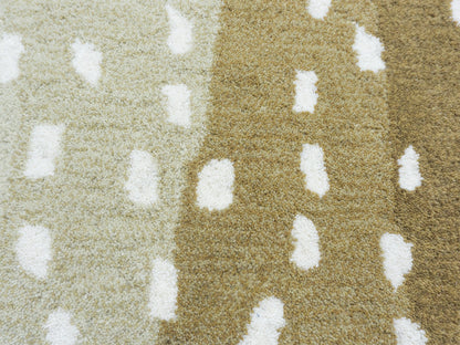 Handmade Modern Rug | Animal Print Design in Beige